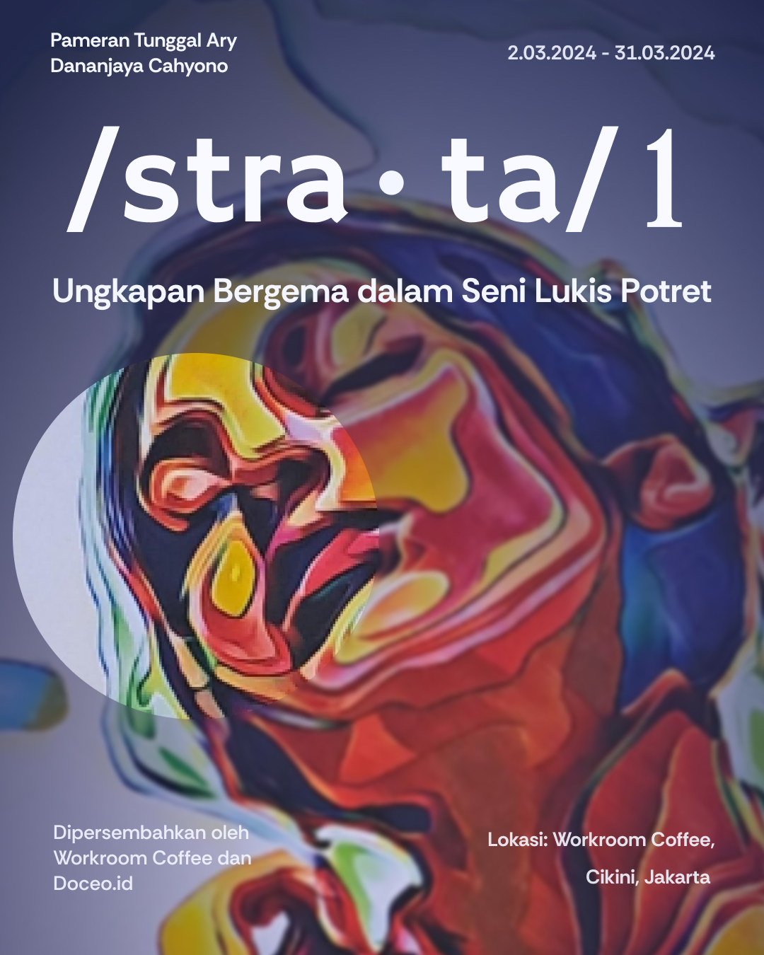 “Strata (1): Ungkapan Bergema dalam Seni Lukis Potret” Pameran Tunggal Ary Dananjaya Cahyono