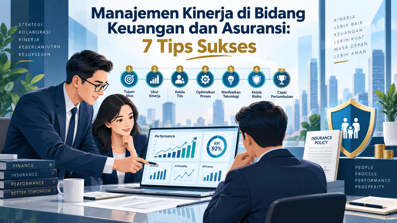 Manajemen kinerja di bidang keuangan dan asuransi: 7 tips sukses